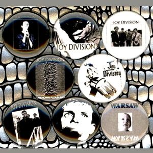 Joy division buttons badge pins set of 8